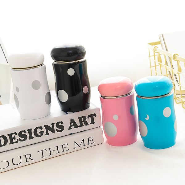 

300 мл грибов термос кофе термос из нержавеющей стали стакан мультфильм пить бутылку воды термосы чашки и кружки dhl бесплатная доставка