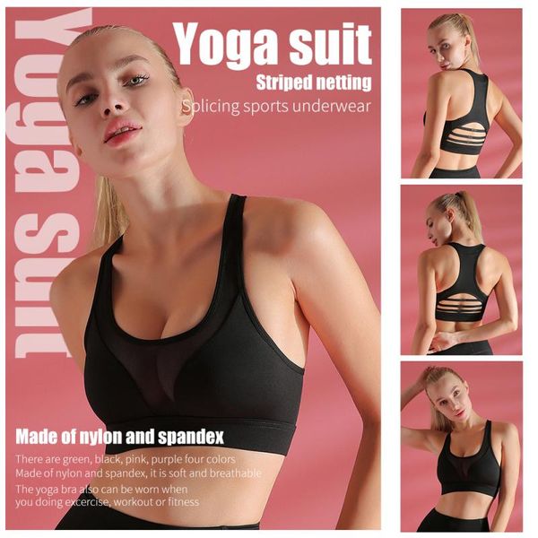 

high stretch sports bra for women quick dry padded hback sports seamless yoga running fitness sport bra top, White;black