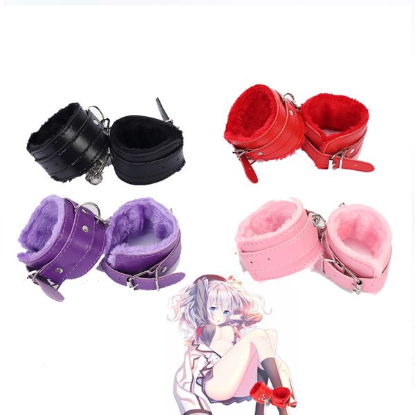 

toy restraints bondage exotic accessories handcuffs exciting sm products for couple, Red;black