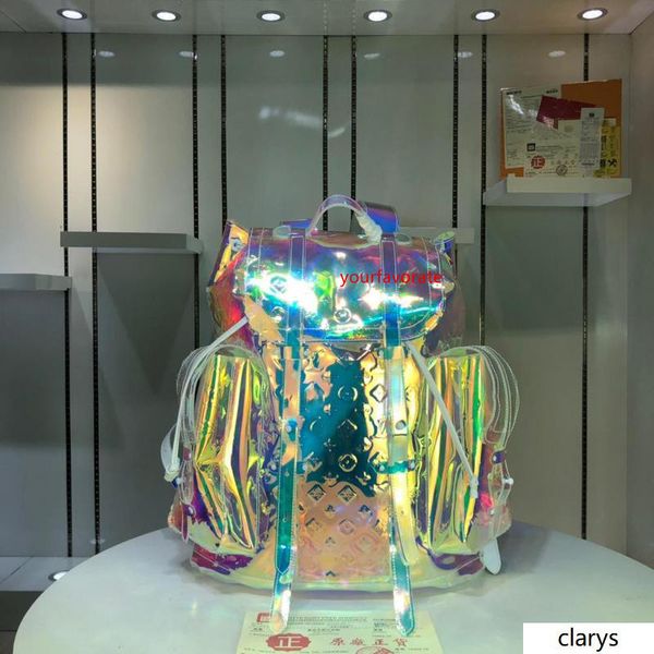 

lovuitto chriser monogram backpack prism translucent m53286 virgilablo size: 44x49x22 cm