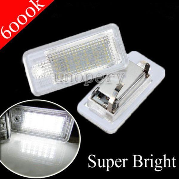 

18 led 6000k лицензия номерных свет лампы для audi a3 s3 a4 s4 b6 b7 a6 s6 a8 q7 no canbus ошибка