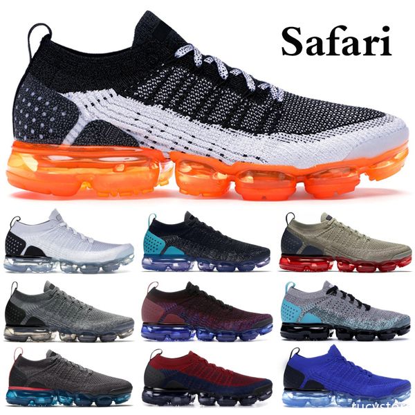 

new safari zebra volt knit 2.0 designer sneakers mens womens triple black metallic gold dark grey sport running shoes