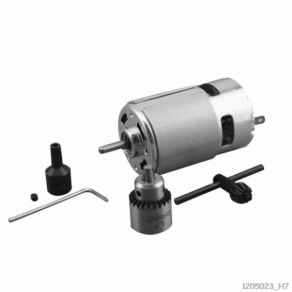 

new 775 motor dc 12-24v electric drill with drill chuck for polishing drilling cutting