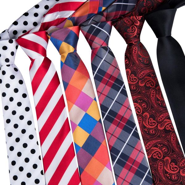 

famous dibangu brand red floral plaid silm mens ties 5.5cm mens silk neckties ties for men tie gravata new cravate, Blue;purple