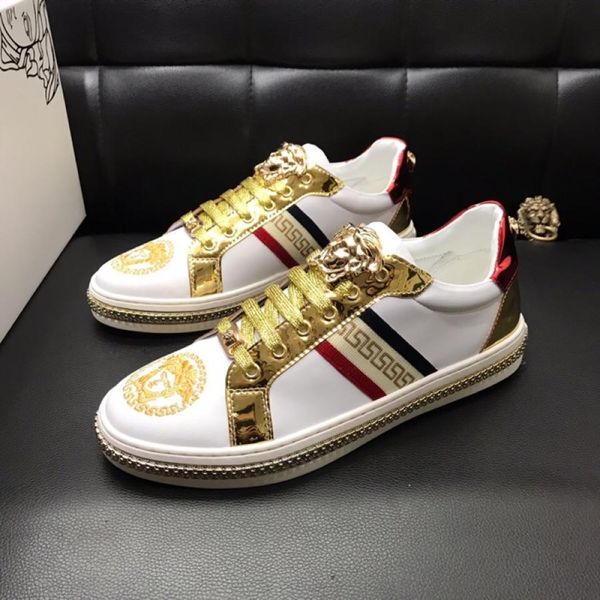 

High quality latest men's fashion casual shoes leather breathable outdoor leisure travel original box packaging a generation of high quality