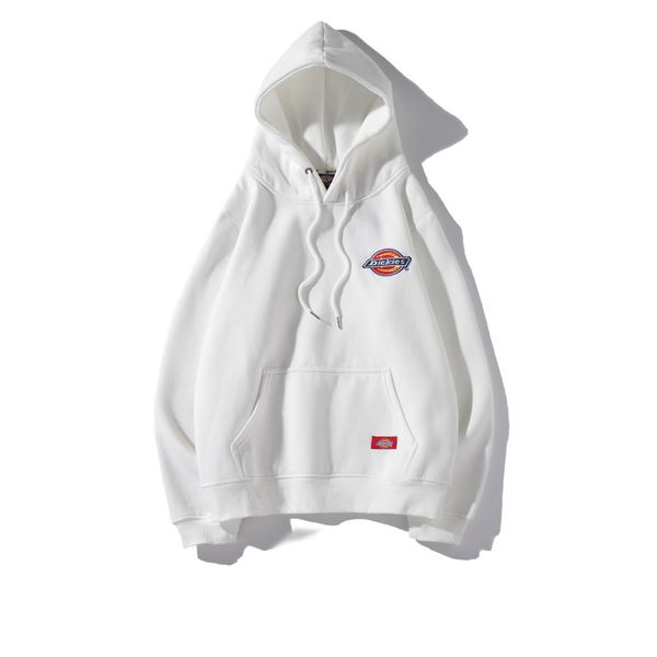 

dickies dickies winter mens конструктора hoodie вышивки tide марка знак логотипа dk street fashion casual пара пуловер с капюшоном флис свит, Black