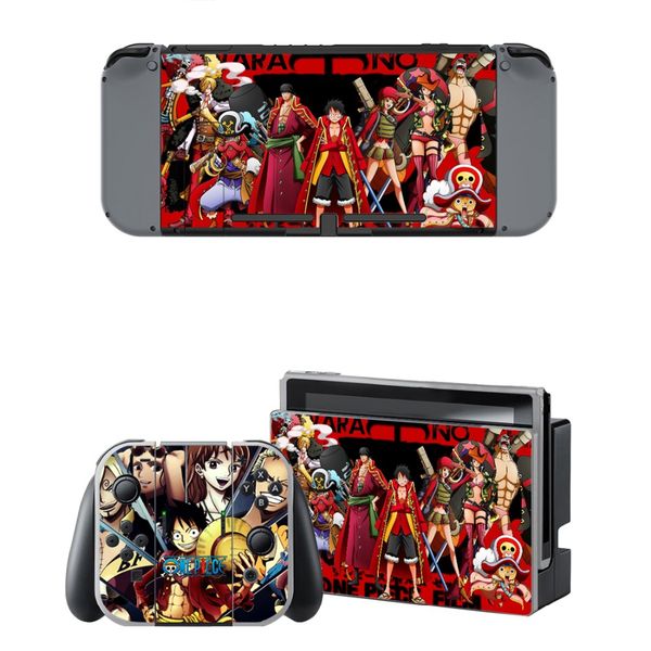 

one piece наклейки nintendoswitch кожа nintend переключатель vinilo кожа наклейка наклейка для nintendo переключатель ns console joy-мошенни