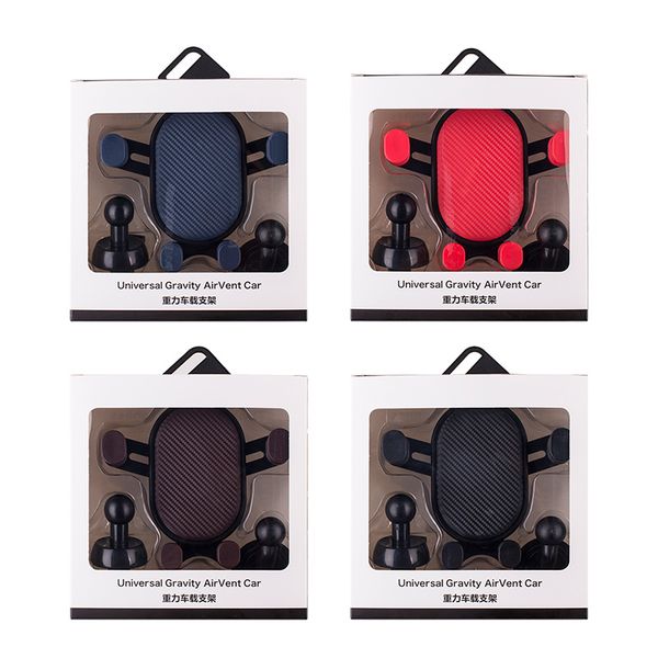 

Car Phone Holder Gravity Air Vent Phone Holder Car Mount No Magnetic For iPhone Samsung Mobile Phone With Retail Box
