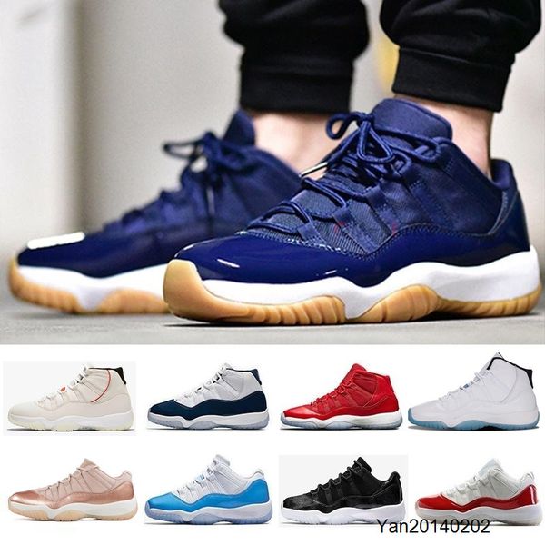 

11 11s high low le space jam black blue 45 men basketball shoes closing geremony georgetown navy gum white black grey teal j11 sneakers