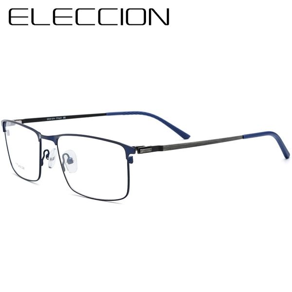 All'ingrosso-Ultraleggero in lega di titanio con montatura per occhiali con montatura per occhiali da uomo Miopia Lettura montatura per occhiali da vista