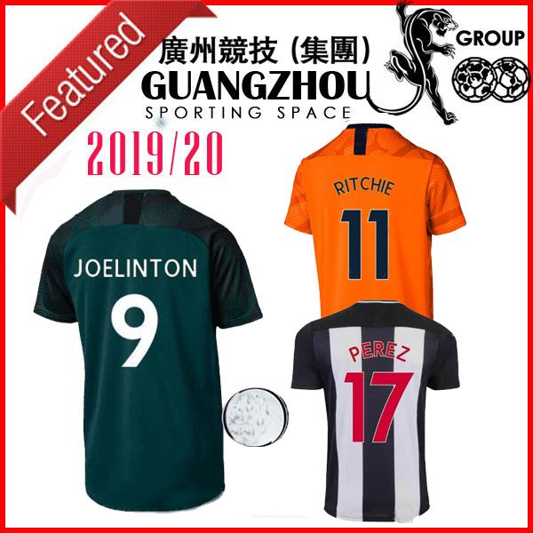 

19 20 newca tle green away occer jer ey home united joelinto perez third orrange 2019 rondon helvey jer ey football hirt new ritchie, Black;yellow