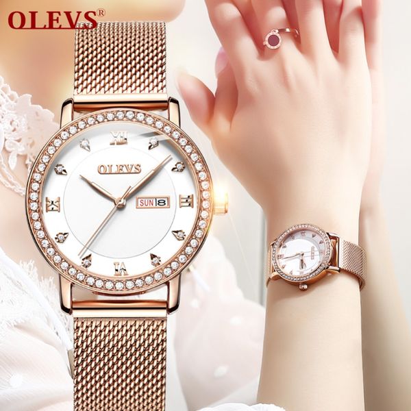 

women watches bayan kol saati fashion rose gold rhinestone luxury ladies watch for women reloj mujer saat relogio zegarek damski, Slivery;brown