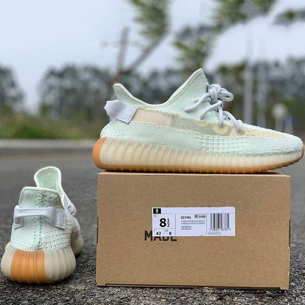 

2019 Hyperspace Running Shoes Kanye West White Brand Designer Hot Sale TOP Quality Mens Women Sports Sneakers Size 36-46.5