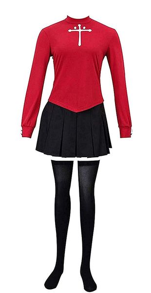 

fate stay night косплей костюм тосака рин 2-е неофициальное платье полный комплект, Black