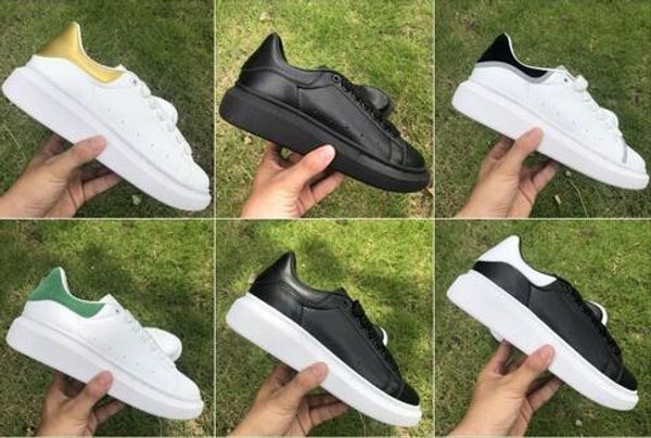

designer shoes 3m reflective platform classic fashion triple white black mens women flats lover party casual shoes 36-44