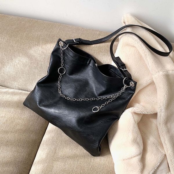 

french designer retro bucket bag & chain shoulder bag width 40cm high 36cm thickness 2cm