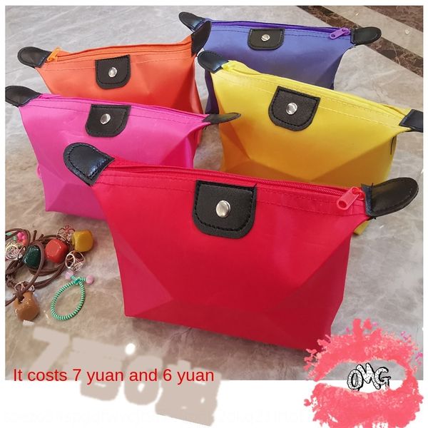

polyester small cosmetic makeup dumplings and dumplings storage folding dumpling bag gift flower dumpling bag