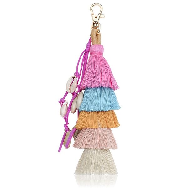 

1pc pompons key chain big tassel keychains for women bag charms jewelry keyring jewelry dropshipping, Silver