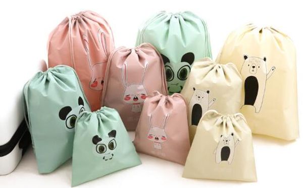 

waterproof travel bag cartoon pocket drawstring clothing bag travel bag sorting bag(l-size) dhl -z028.3