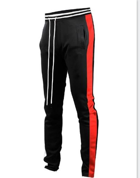 

designer jogger pants mens spring 20ss casual male sports trousers pantalones slim male clothing, Black