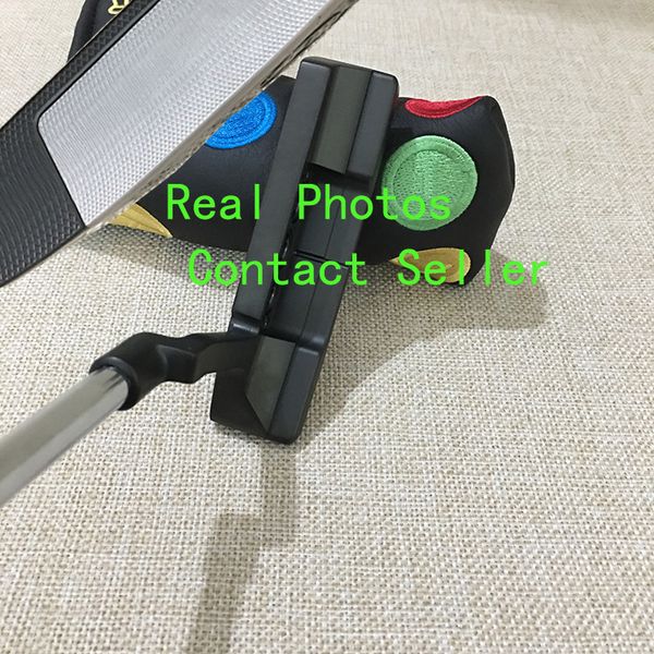 

new black t use only golf putter+putter headcover real ps contact seller buy 2 pcs get & dhl shipping