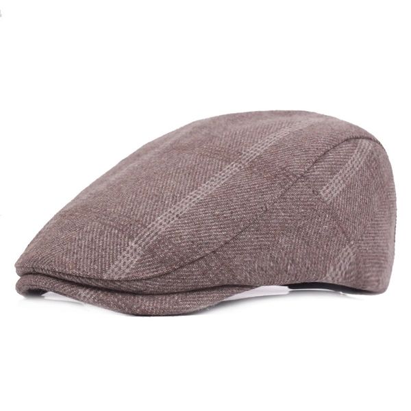 

fashion literary youth beret college wind cap retro casual hat men's beret berets, Blue;gray