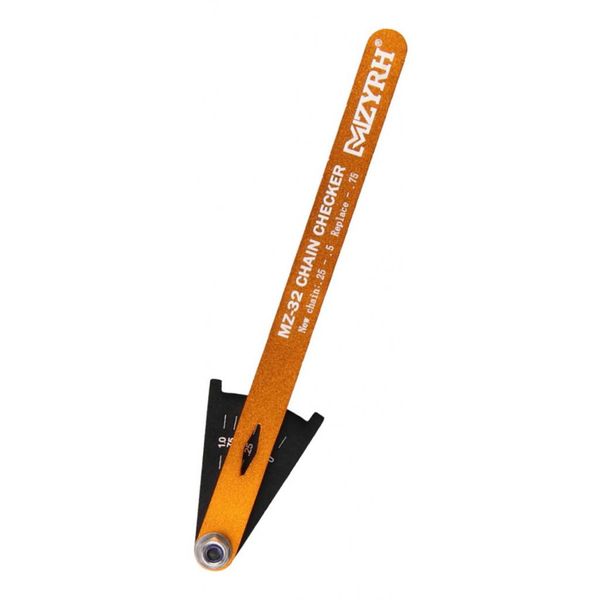 

bicycle chain wear indicator bike chain checker gauge measurement ruler bike parts repair tool accessory - select colors