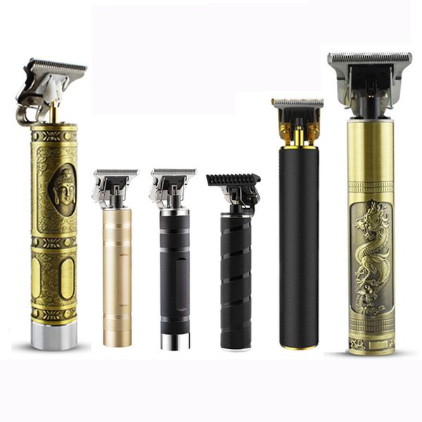 

multitype engraving head cutter electric hair clippers buddha dragon t-shaped 1200mah battery men trimmers hair cutting machine
