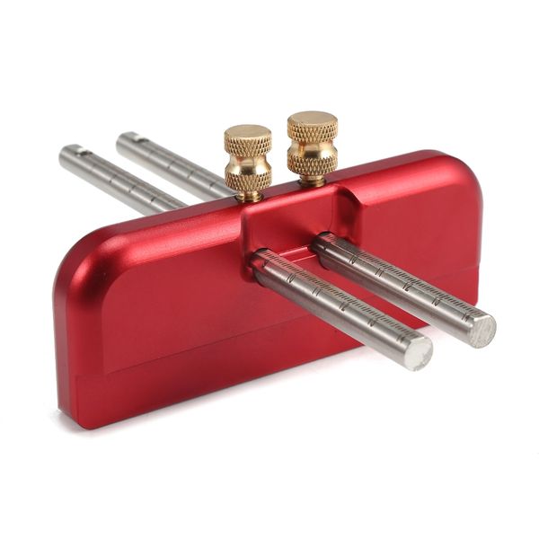 

adjustable diy aluminum alloy marking double-head gauge for woodworkingmade of aluminum alloy with high strength and hardness
