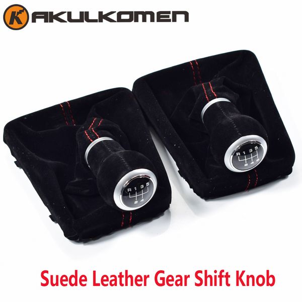 

2019 manual 5/6 speed suede leather gear shift knob spare parts boot cover gaiter pen for a3 s3 8v-8p s-line 2007-2013