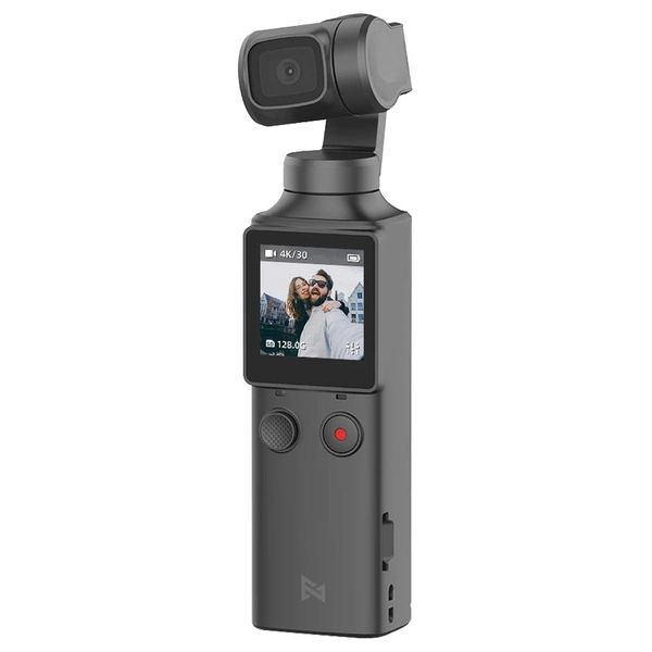 

fimi palm pocket 3-axis uhd 4k 128 degree wide-angle camera gimbal handheld stabilizer smart track mode built-in wifi bluetooth - black