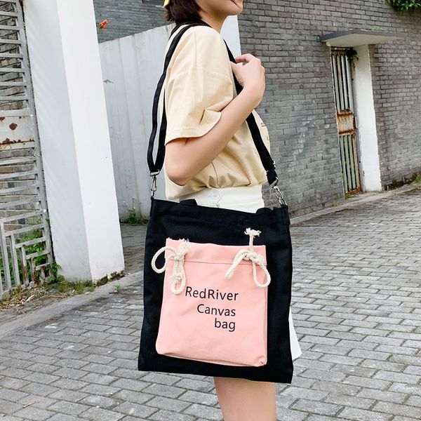

new female literary simple all match shoulder bag fashion harajuku style ulzzang tide bag youthful girl crossbody handbag