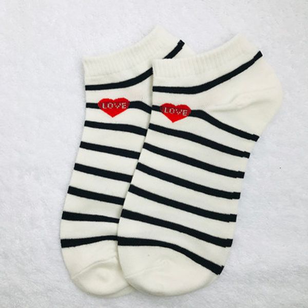 

new socks cotton rainbow striped socks xmas fashion warm hipster hosiery ald05, Black