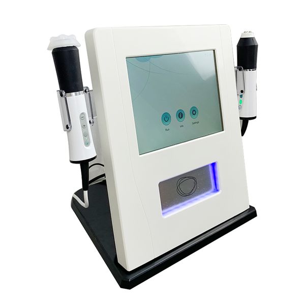 

portable skin tightening face lift 3 in 1 oxygen facial machine triple handle oxygneo facial beauty machine, Black;white