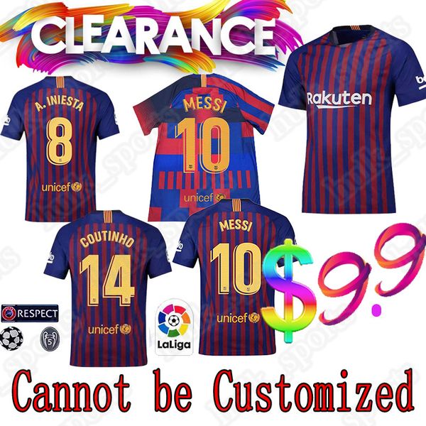 

promotion 18 19 Barcelona Soccer Jerseys Messi Coutinho Dembele Camiseta de fútbol Iniesta vidal S.Roberto Maillots de football