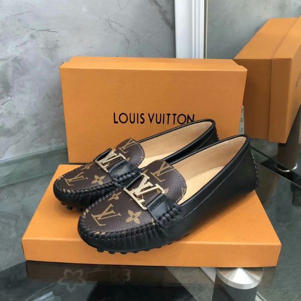 

19ss luxury shoes women designers fur loafers cute shoes big size shoes woman fashion tenis feminino schuhe damen, Black