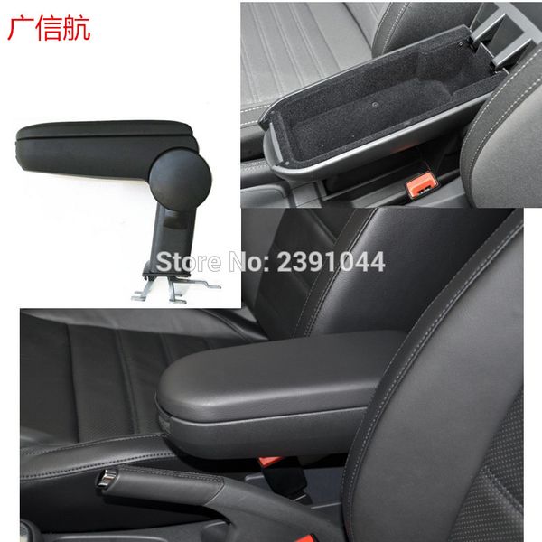 

fast shipping fit for vw new polo 2011-2016 hatchback sedan car center armrest console box arm rest black color car accessories