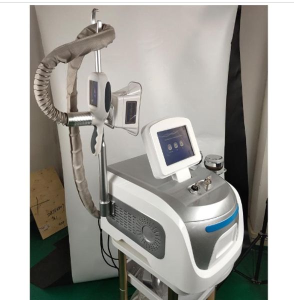

2020 professional cryolipolysis e fat cavitation rf fat ing cryo shape cool body sculpting body slimming machine for salon use, Black