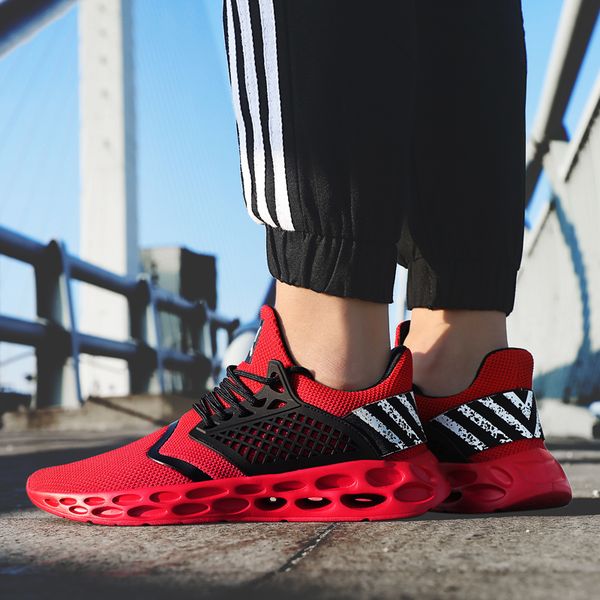 

sports shoes mens breathable lining men running fitness shoes lightweight pu soles large size 39-46 sports mens sneakers