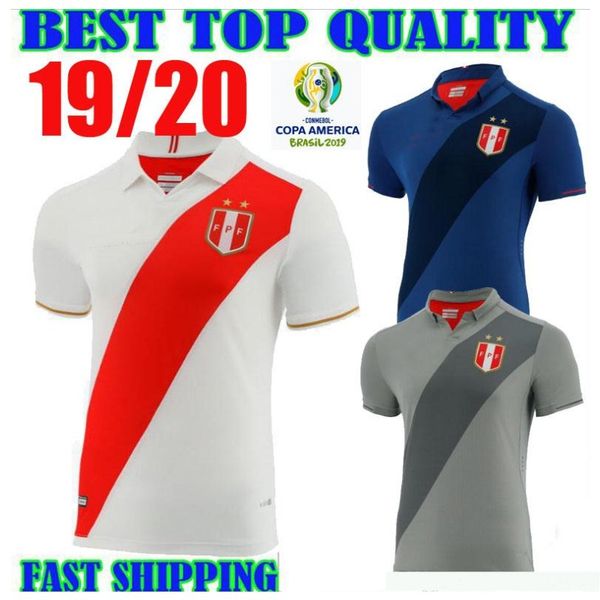 

2019 copa america soccer peru jersey 9 guerrero 10 farfan 8 cueva 20 flores 19 yotun 13 tapia football shirt kits uniform, Black;yellow