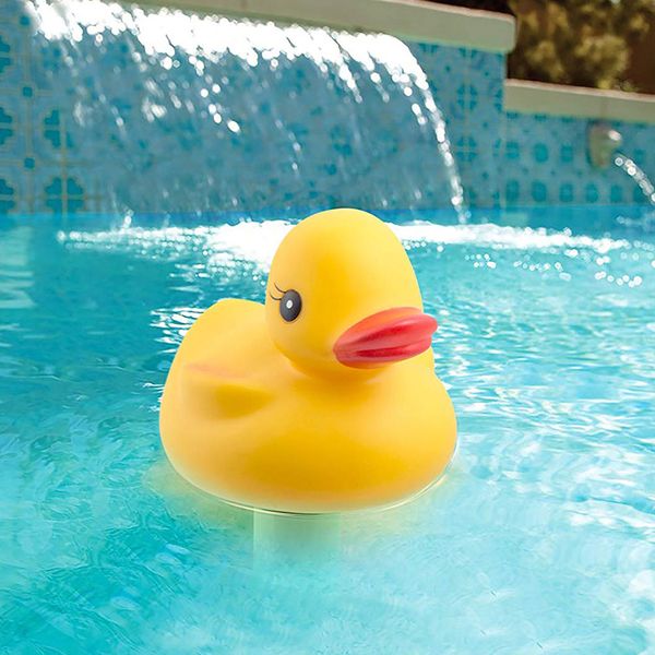 

pool spa jacuzzi tub floating animal thermometer with f/ c display for in-ground & above-ground zj55