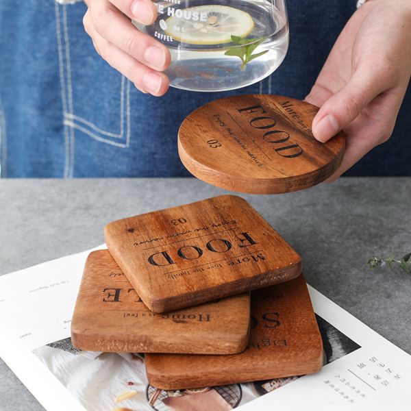 

nordic ins wind creative log cup cushion household anti-skid cup cushion cooker heat