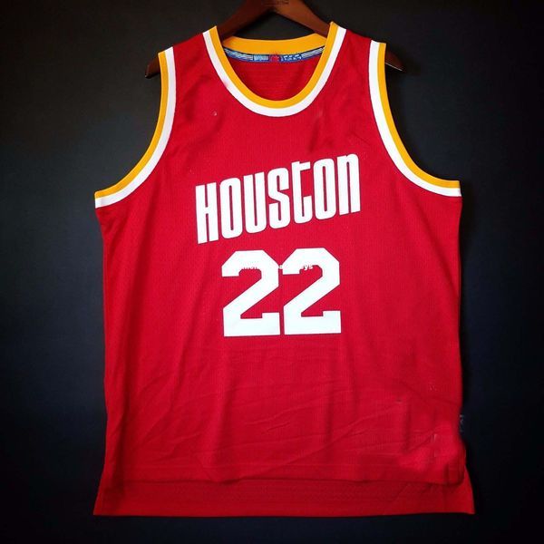 

100% stitched clyde the glide drexler #22 soul vest sewn jersey red mens vest size xs-6xl stitched basketball jerseys ncaa, Black;blue