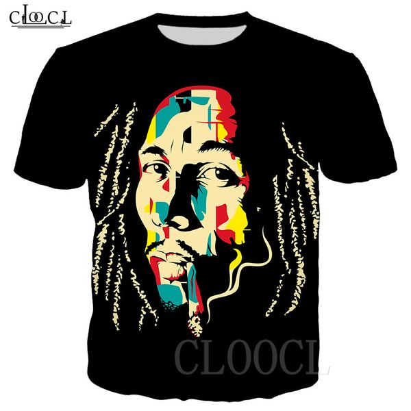

reggae хип-хоп футболки bob marley printed 3d с коротким рукавом футболки мужчины женщины повседневная смешной summer фитнес спорт tee tops, White;black