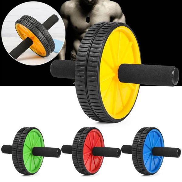 

body fitness dual wheel abdominal muscle traine roller home gym arm waist exerciser pad fitness body helpful building equipment