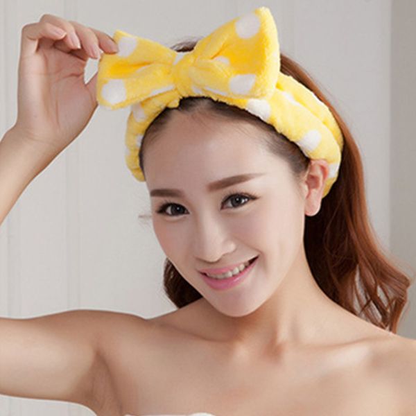 Coral Fleece Wash Face Sports Hairbands For Women Girls Headbands