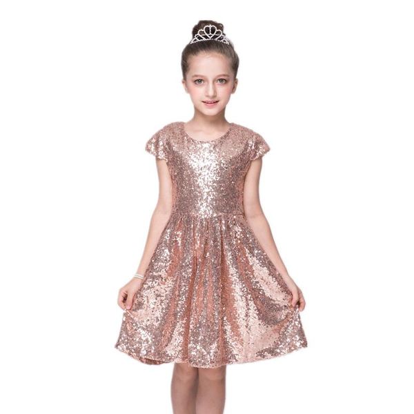 

summer girls dress 2019 new a-line kids dresses for girl sleeveless flower children princess dress casual toddlers teens costume, White;blue
