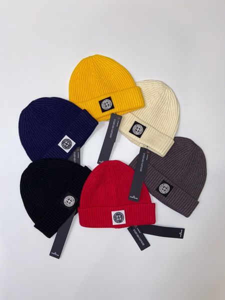 

19aw new arrival compass luxurious design knitted winter hats wool men women breathable fashion streetwear outdoor hats, Black;white
