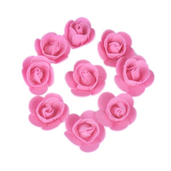 

practical boutique 500pcs/lot these flowers are used to decorate flores man-made decorative roses head rose bear wedding house a