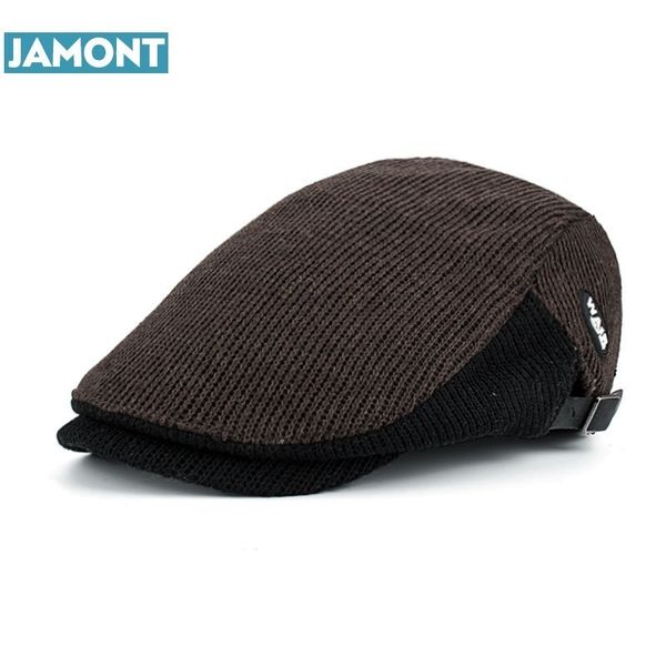 

джамонт новые зимние хлопка береты шапки для мужчин повседневный кепки береты шляпы casquette cap, Blue;gray